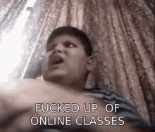 online class boring