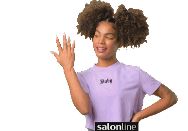 Jhully Salon Line Sticker - Jhully Salon Line Curly Stickers