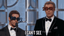 I Can'T See GIF - Golden Globes Will Ferrel Silly GIFs