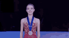 Anna Shcherbakova Olympic Medalist GIF - Anna Shcherbakova Olympic Medalist Smile GIFs