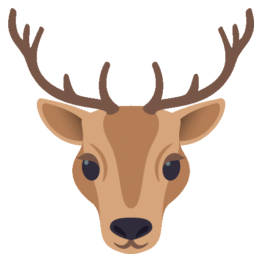 Deer Nature Sticker - Deer Nature Joypixels Stickers
