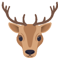 Deer Nature Sticker - Deer Nature Joypixels Stickers