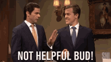 Not Helpful Bud Talk To The Hand GIF