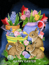 Conejo Happy Easter GIF