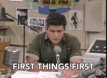 First Things First Serious GIF - First Things First Serious Important GIFs