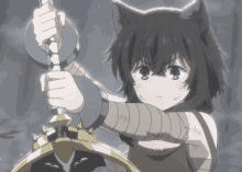 tenken fran anime anime girl anime sword