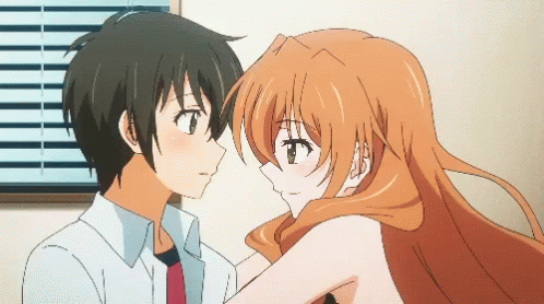 Golden Time Anime GIF - Golden Time Anime Kiss - Discover & Share GIFs