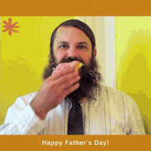 Eating Donuts GIF - Eating Donuts Happy Fathers Day GIFs