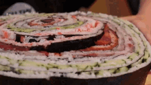 giant sushi sushi japanese food sushi roll food