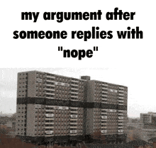 My Argument Reply GIF