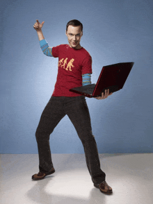 Sheldon Sheldon Cooper GIF - Sheldon Sheldon Cooper Laptop GIFs