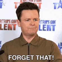 Forget That Declan Donnelly GIF - Forget That Declan Donnelly Britain'S Got Talent GIFs