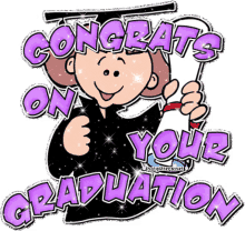 graduate congratulations sparkling glittery congrats on your graduation