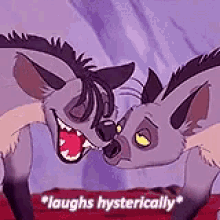 hyena laughs