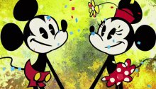 Mickey Mouse Minnie Mouse GIF - Mickey Mouse Minnie Mouse Hot Dog GIFs