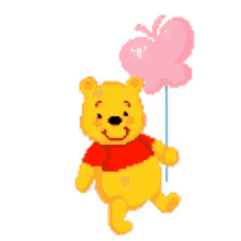 Pooh Happy GIF - Pooh Happy Butterfly GIFs