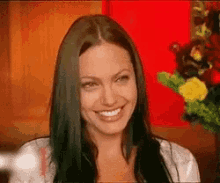 Angelina Jolie Smile GIF