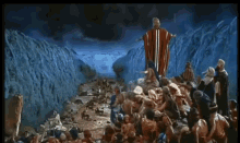 Moses Crossing The Red Sea GIF
