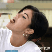 Selena Gomez Selena And Chef GIF - Selena Gomez Selena And Chef Eating GIFs