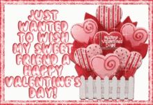 happy valentines day hearts love sparkle glitters