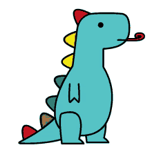 dinosandcomics dinosaur dino trex rainbow