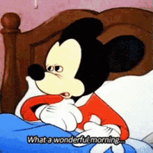 Wonderful Morning Mickey Mouse GIF - Wonderful Morning Mickey Mouse GIFs