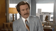 Stings The Nostrils GIF - Anchorman The Legend Of Ron Burgundy Comedy GIFs