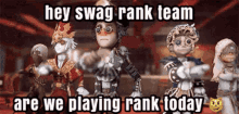 rank ranked
