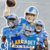 Detroit Lions Vs. Los Angeles Rams Pre Game GIF