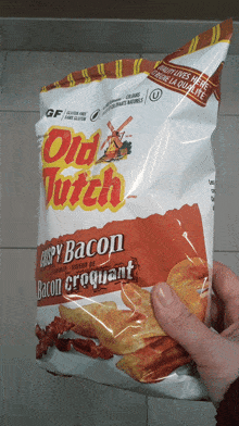 Old Dutch Crispy Bacon Chips GIF