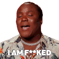 I Am Fked Mhi'Ya Iman Le'Paige Sticker - I Am Fked Mhi'Ya Iman Le'Paige Rupaul’s Drag Race Stickers