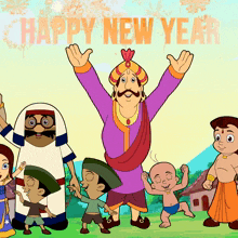 Happy New Year Raju GIF - Happy New Year Raju Raja Indra Verma GIFs