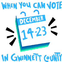 Georgia Ga Sticker - Georgia Ga Vote Early Stickers