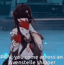 a girl in a video game is holding another girl 's hand .