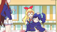 Aikatsu Anime GIF - Aikatsu Anime Anime Hug GIFs