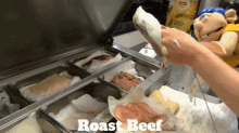 sml jeffy roast beef beef making sandwich