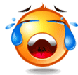 Crying Face Sticker