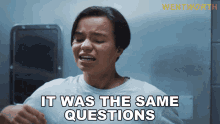 It Was The Same Questions Reb Keane GIF - It Was The Same Questions Reb Keane Zoe Terakes GIFs