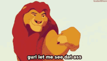 Let Me See Gurl GIF - Let Me See Gurl Mufasa GIFs