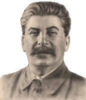 a black and white portrait of a man with a mustache and a signature on the bottom right