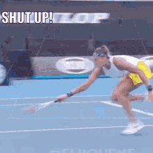 Shut Up Aryna Sabalenka GIF - Shut Up Aryna Sabalenka Tennis GIFs