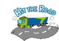 Hit The Road Truckman Sticker - Hit The Road Truckman Trucks Stickers
