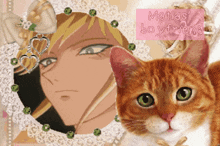 a picture of a man and a cat with the words matias boyfriend on the top