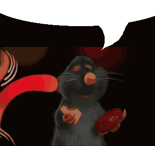 Rat Ratatouille Sticker - Rat Ratatouille Food Stickers