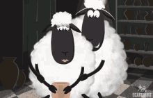 Ghost Sheep GIF - Ghost Sheep Funny GIFs
