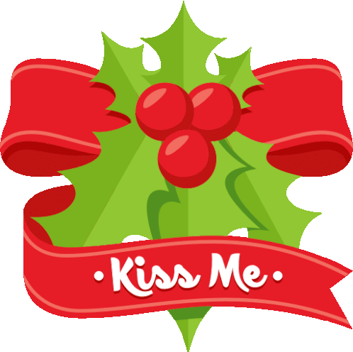 Kiss Me Winter Joy Sticker - Kiss Me Winter Joy Joypixels Stickers