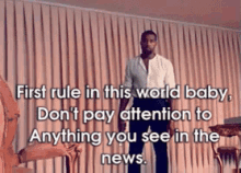 First Rule GIF - Kanye West Dont Pay Attention GIFs