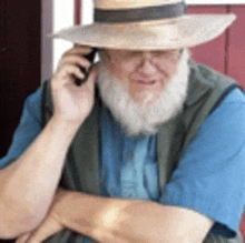 Amish Phone Call GIF