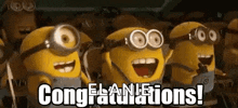 Congrats Minions GIF - Congrats Minions Congratulations GIFs