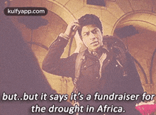 But..But It Says It'S A Fundraiser Forthe Drought In Africa..Gif GIF - But..But It Says It'S A Fundraiser Forthe Drought In Africa. Shah Rukh Khan Person GIFs